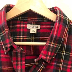 Men’s Llbean Tartan Flannel Size M